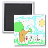 Add your Children's Artwork to this   Magnet