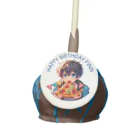 Happy Birthday | Anime Boy's Pizza Party Cake Pops