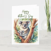 Mother's Day Koala Greeting Card