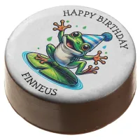 Funny Dancing Frog Personalized Birthday  Chocolate Covered Oreo