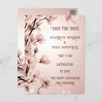 Elegant Floral Blossom Wedding Invitations