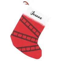 Movie Reel Pattern Small Christmas Stocking