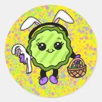 Easter Bunny Pickle | Holiday Pickle   Classic Round Sticker