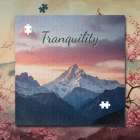 Tranquility | Mountains and Clouds Jigsaw Puzzle