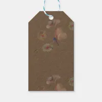 Colorful flowers  gift tags