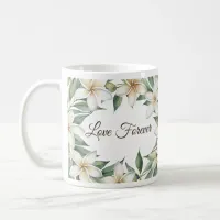 Love Forever,  Plumeria Coffee Mug