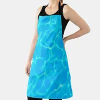 Aqua Water Pattern With Reflection Waves Apron