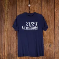 Modern Graduate Dark Colors T-Shirt