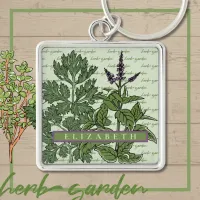 Herb Garden  Keychain