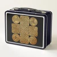 Celtic Knotwork Cross Metal Lunch Box