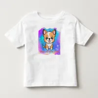 Cute Kawaii Chinese Zodiac Year of the Dog | Toddler T-shirt