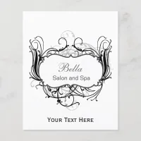 black and white Chic Business Flyers