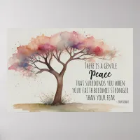 *~* Watercolor Tree Quote AP81 Ethereal Calming Poster