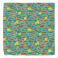 Beaches of Hawaii Tropical Print Bandana