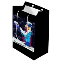 Cold Christmas Caroler Medium Gift Bag