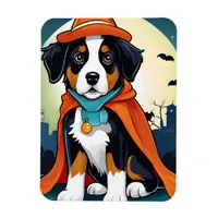 Bernese Mountain Dog Puppy Halloween Magnet