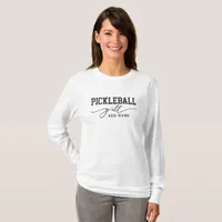 Pickleball Y'all Minimalist Black Script  T-Shirt