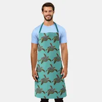 Apron - Sea Turtles