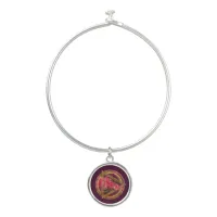 Crimson Celtic Mandala of Energy Bangle Bracelet