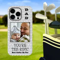 Dad The Best Golfer By Par Photo Black And White Case-Mate iPhone 14 Pro Max Case