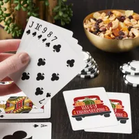 Thanksgiving Truck Poker Cards