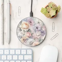 Elegant Rose Blossoms Wireless Charger