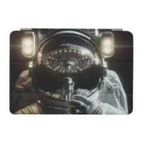 Astronaut with reflection of UFO iPad Mini Cover