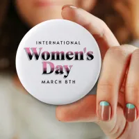 International Women's Day | March 8th Button