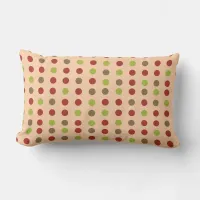 Boho Retro Modern Dot Throw Pillow