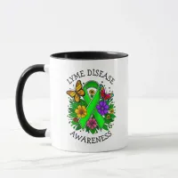 Lyme Disease Awareness Ribbon Mug