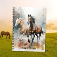 Western Wild Horse Spiral Notebook