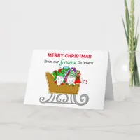 Christmas Gnomes | From Our Gnome to Yours Holiday Card