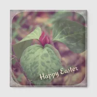 Happy Easter Wildflower Magnet