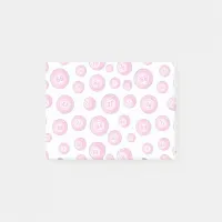 Bingo Balls Pink and White Novelty Post-it Notes