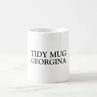 Cute funny personalized coffee co-workers mug sets