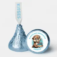 Otter Themed Boy's First Birthday Personalized Hershey®'s Kisses®