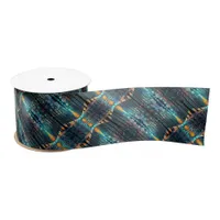 Iridescent Holiday Dream 🎄 Glowing Christmas Tree Satin Ribbon