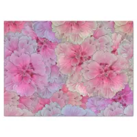 Pink Carnations in vintage style  Tissue Paper