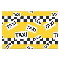 New York taxi cab driver yellow Tissue Paper