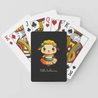 Little Cute Ballerina Sheep Poker Cards