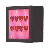 Best Mom in Hearts Keepsake Box