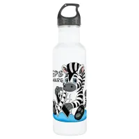 i Wear this EDS Awareness Button for my Daughter Stainless Steel Water Bottle