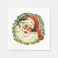 Vintage Santa Napkins