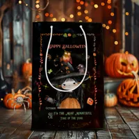 Happy Halloween Costume Party Witch Medium Gift Bag