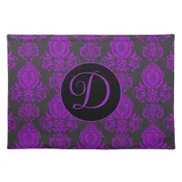 Elegant, Vintage, Victorian Damask Personalized Cloth Placemat