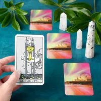 Santa Monica Pier Pink Explosion Tarot