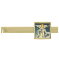 Heavenly Guardian Gold Finish Tie Bar