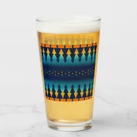 Southwest Sunset Pines Pattern Glass