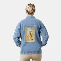 Sacred Egyptian Royal Cat Denim Jacket