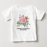 Custom Personalize Photo Artwork Add Text Slogan Baby T-Shirt